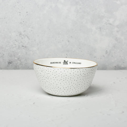 Large bone china bowls by Emma Alington.