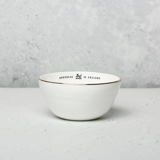 Large bone china bowls by Emma Alington.