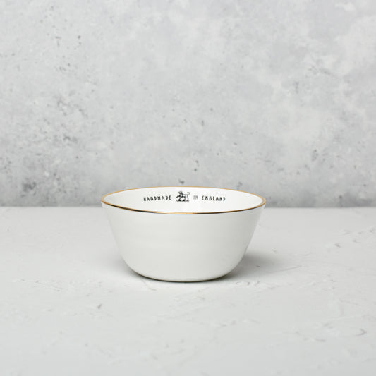 Medium bone china bowls by Emma Alington.