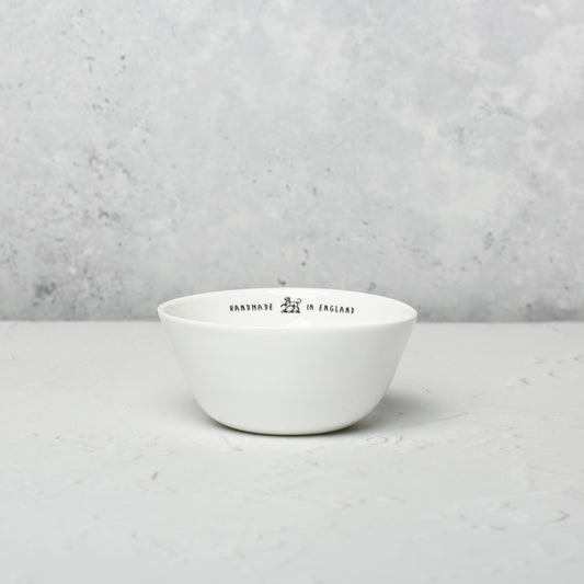 Medium bone china bowls by Emma Alington.