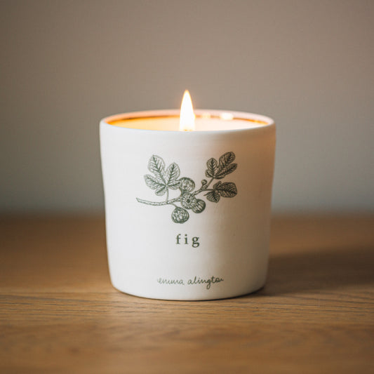 Emma Alington large luxury scented candle - Fig